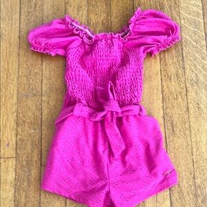 Pink Kids Romper
